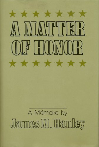 Imagen de archivo de A Matter of Honor: A Memoire a la venta por SecondSale
