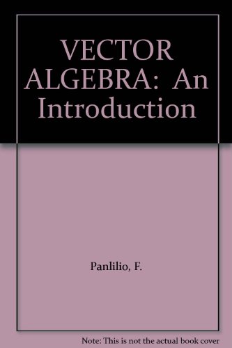 Vector algebra; an introduction