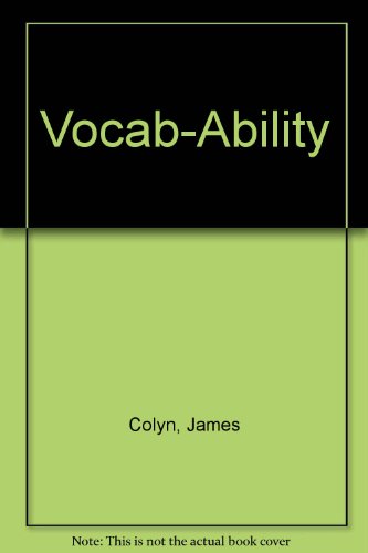 Vocab-Ability More than a Vocabulary Dictionary