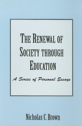 The Renewal of Society through Education