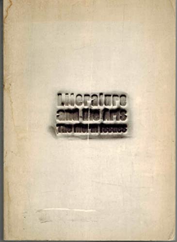 Imagen de archivo de Literature and the Arts : The Moral Issues a la venta por Better World Books Ltd