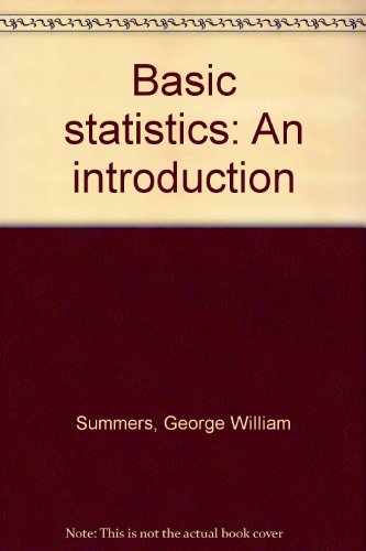 Stock image for Basic statistics: An introduction for sale by HPB-Red