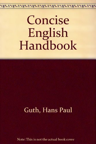 Stock image for Concise English Handbook for sale by Solr Books