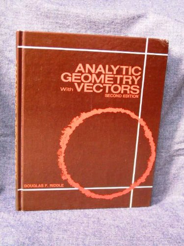 Imagen de archivo de Analytic geometry with vectors a la venta por HPB-Red