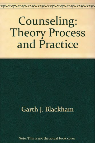 Stock image for Counseling: Theory, process, and practice for sale by SecondSale