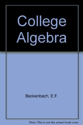 Stock image for College algebra for sale by HPB-Red