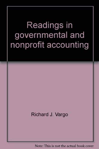 Stock image for Readings in governmental and nonprofit accounting for sale by HPB-Red