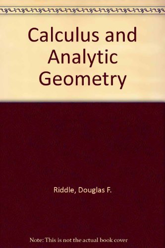 Stock image for Calculus and Analytic Geometry, 3rd edition for sale by BookDepart