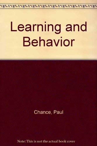 9780534007003: Learning and Behavior