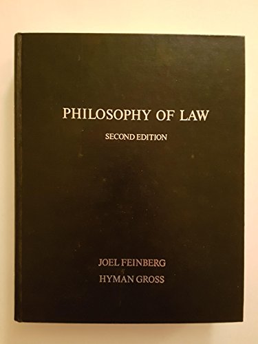 9780534008352: Philosophy of law