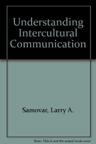 Beispielbild fr Understanding Intercultural Communication zum Verkauf von medimops
