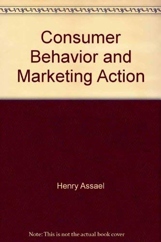 Stock image for Consumer Behav and Mktg Action for sale by Better World Books