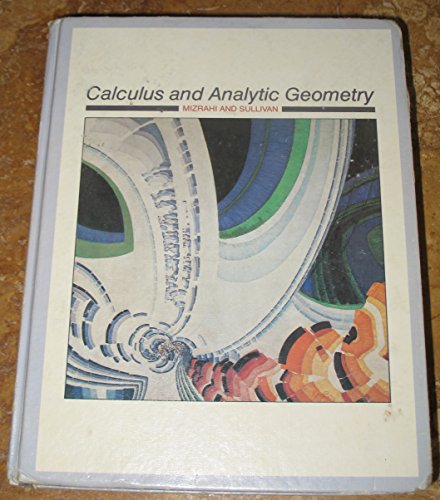Calculus and Analytic Geometry (9780534009786) by Mizrahi, Abe