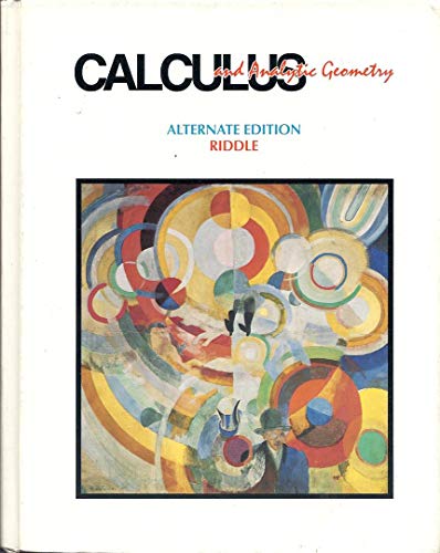 Imagen de archivo de CALCULUS AND ANALYTIC GEOMETRY a la venta por BennettBooksLtd