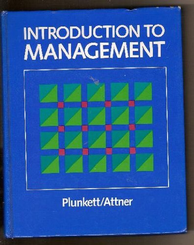 Beispielbild fr Introduction to management zum Verkauf von Wonder Book