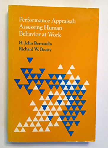 Stock image for Performance Appraisal : Assessing Human Behavior at Work for sale by Top Notch Books