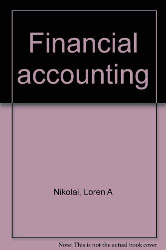 Stock image for Financial accounting for sale by Drew