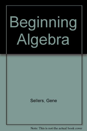 Stock image for Beginning Algebra for sale by SecondSale