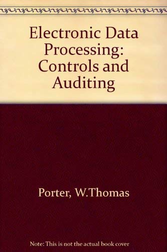 Stock image for Edp : Controls and Auditing for sale by Better World Books