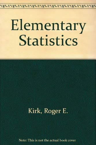 Imagen de archivo de Elementary Statistics a la venta por Irish Booksellers