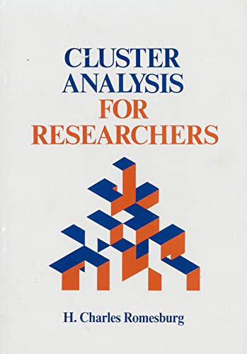 Stock image for Cluster Analysis for Researchers for sale by Irish Booksellers