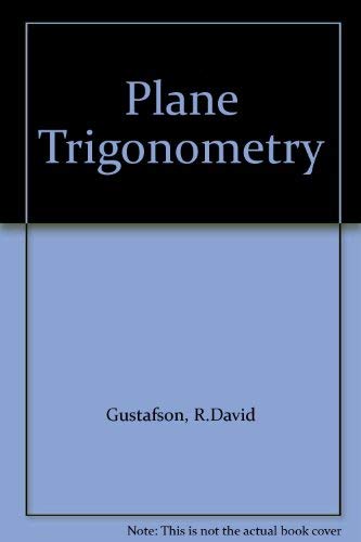 9780534036065: Plane trigonometry