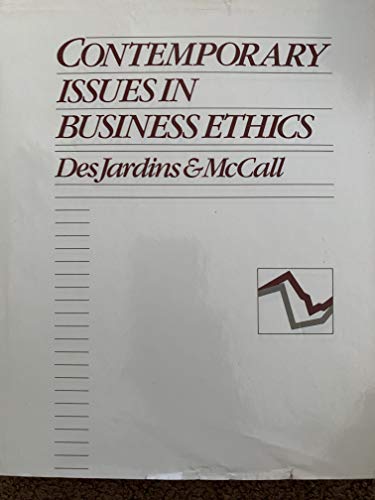 Beispielbild fr Contemporary Issues in Business Ethics zum Verkauf von Better World Books