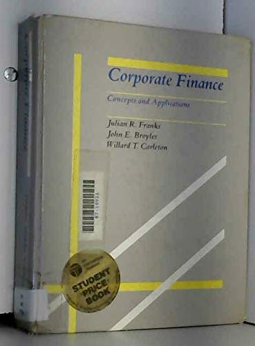 Beispielbild fr Contemporary Corporate Finance zum Verkauf von WorldofBooks