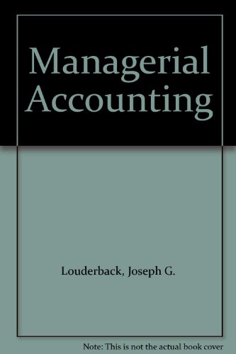 Managerial Accounting (9780534041854) by Dominiak, Geraldine F.