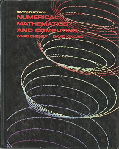 Beispielbild fr Numerical Mathematics and Computing zum Verkauf von WorldofBooks