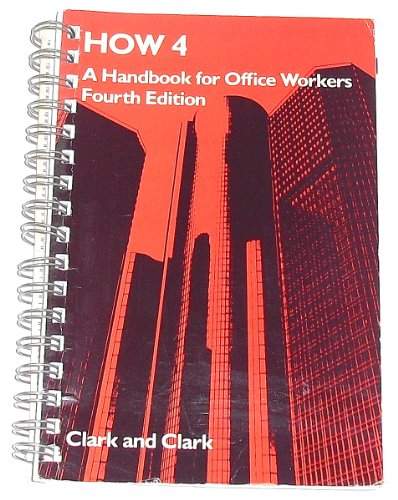 Imagen de archivo de HOW 4: A Handbook for Office Workers a la venta por Wonder Book