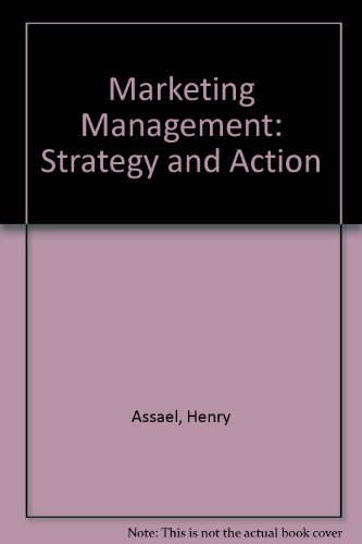 Stock image for Marketing Management: Strategy and Action for sale by Wonder Book