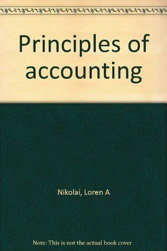 Stock image for Principles of Accounting for sale by HPB-Red