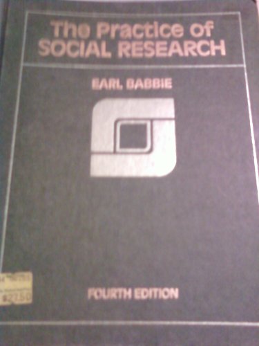 Imagen de archivo de The Practice of Social Research a la venta por Better World Books