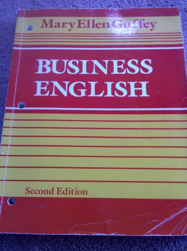 9780534057244: Business English