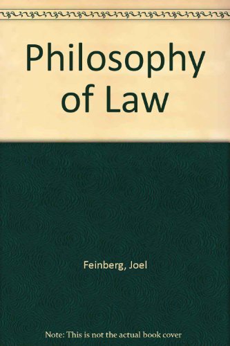 Beispielbild fr Philosophy of Law zum Verkauf von Better World Books
