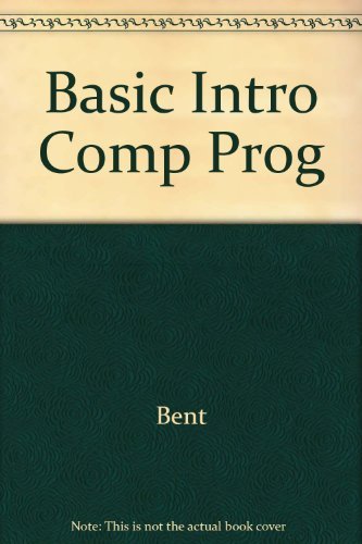 Imagen de archivo de BASIC: An introduction to computer programming (Brooks/Cole series in computer science and data processing) a la venta por HPB-Red