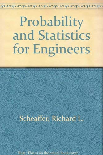 9780534064860: Probability and Statistics for Engineers