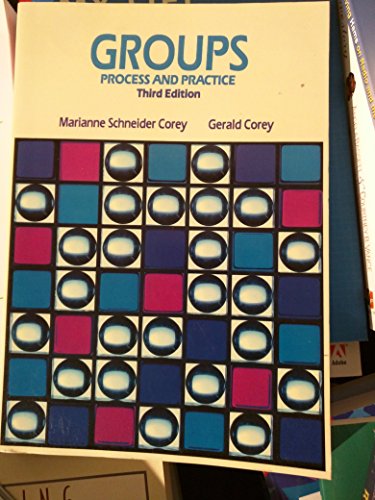 Beispielbild fr Groups: Process and Practice (Counseling Series) zum Verkauf von Wonder Book