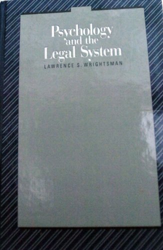 Stock image for Psychology and the legal system for sale by HPB-Red