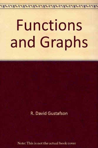 Stock image for Functions and Graphs for sale by Better World Books