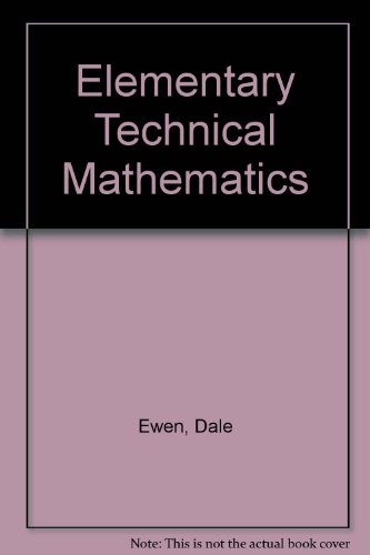 Beispielbild fr Elementary Technical Mathematics zum Verkauf von ThriftBooks-Atlanta