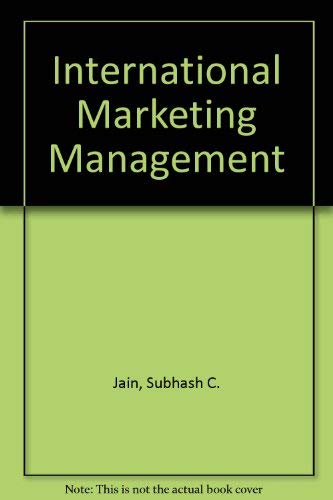 9780534078249: International marketing management