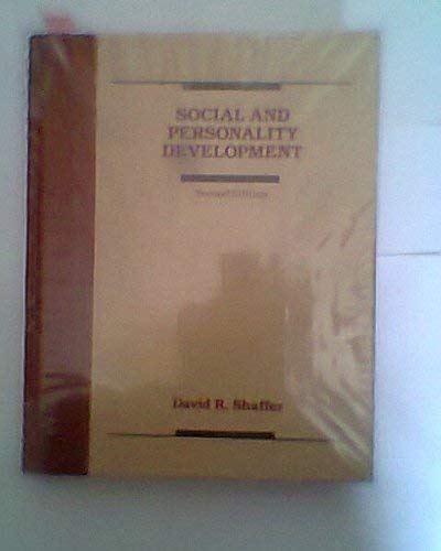 Imagen de archivo de Social and personality development a la venta por HPB-Red