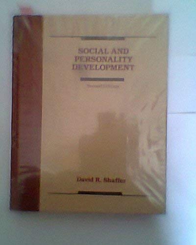 9780534084127: Social and Personality Development