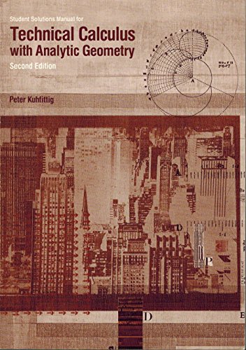9780534084196: Technical Calculus With Analytic Geometry