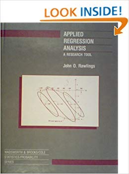 Beispielbild fr Applied Regression Analysis: A Research Tool (WADSWORTH AND BROOKS/COLE STATISTICS/PROBABILITY SERIES) zum Verkauf von Parabolic Books