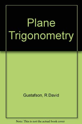 9780534098223: Plane Trigonometry