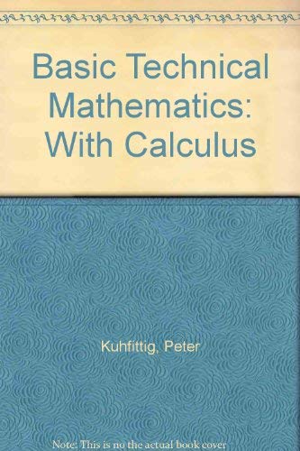 9780534100629: With Calculus (Basic Technical Mathematics)