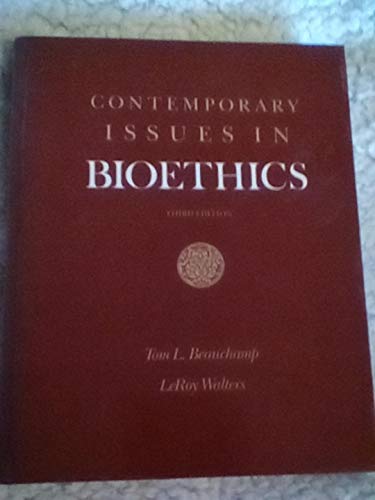 9780534101824: Contemporary Issues in Bioethics